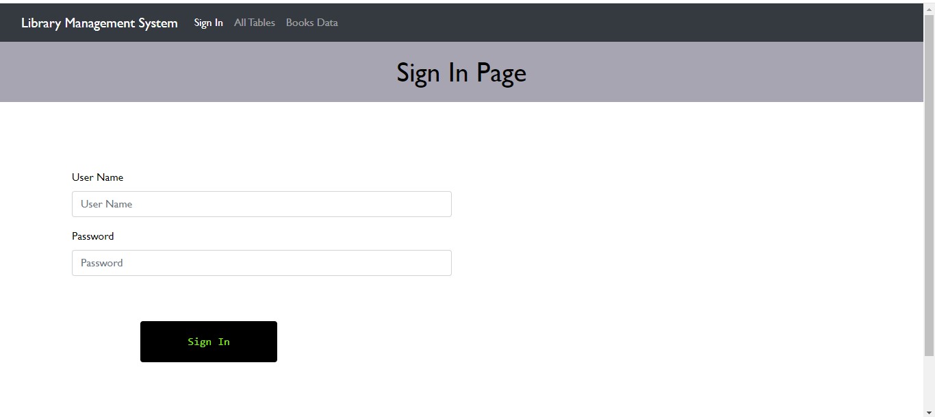 Library Management System